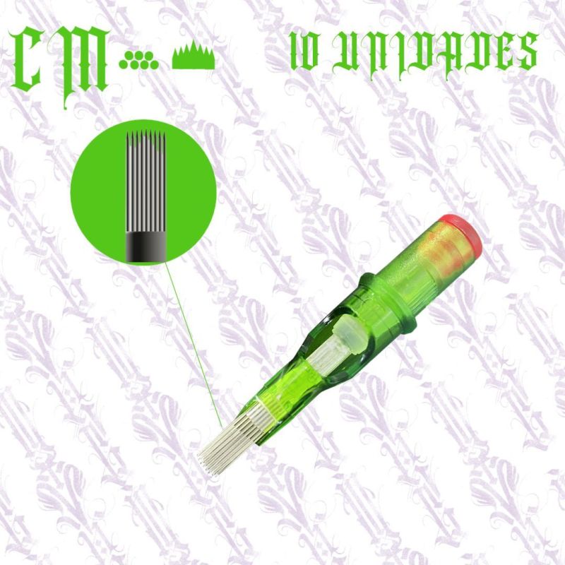 9CM TSUNAMI NEEDLES Curved Magnum 10 unid