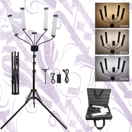 Lámpara LED de Cuatro Brazos para Tatuaje