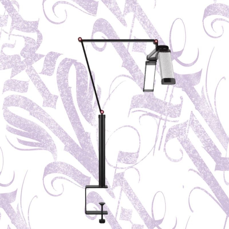 Lámpara Portátil LED Plegable Media Luna con Clip