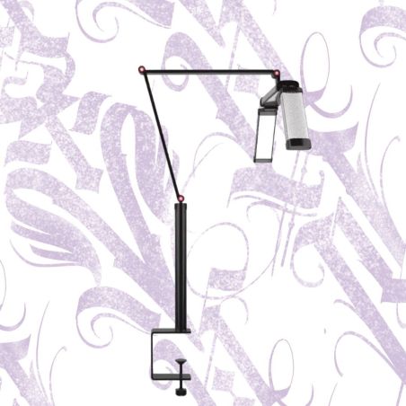 Lámpara Portátil LED Plegable Media Luna con Clip