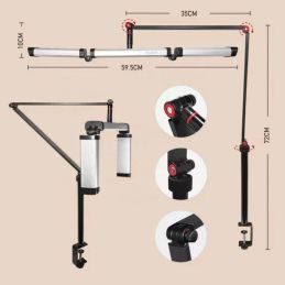 Lámpara Portátil LED Plegable Media Luna con Clip