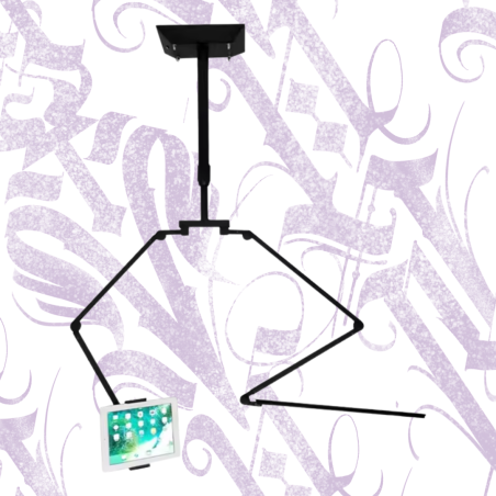 Lámpara LED Colgante para estudio con soporte Tablet/Móvil