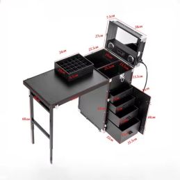 Maleta Multifunción con Mesa de Trabajo y Altavoces incorporados