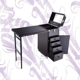 Maleta Multifunción con Mesa de Trabajo y Altavoces incorporados