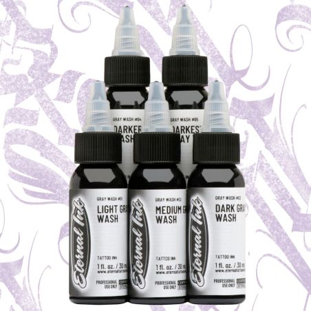 Kit Eternal Ink Grey Wash 5unid-1oz