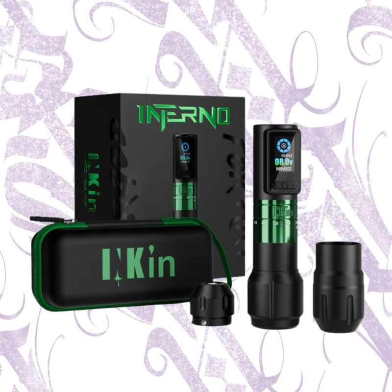 INKIN INFERNO - MÁQUINA DE TATUAR INALÁMBRICA CON STROKE REGULABLE