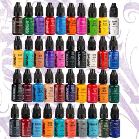 KIT 40 COLORES RADIANT COLORES 1/2Oz(15ML)