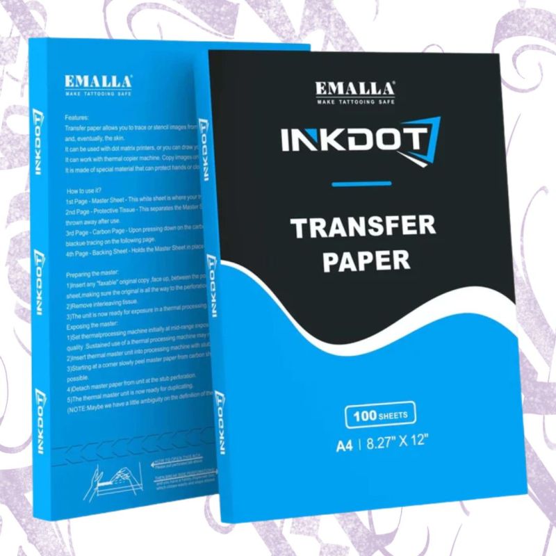 EMALLA INKDOT Papel Transferencia A4 100 Unidades