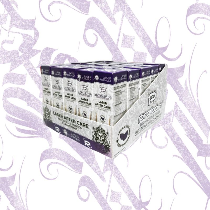 EXPOSITOR 25 UNIDADES Proton Tattoo Laser After Care 40ml