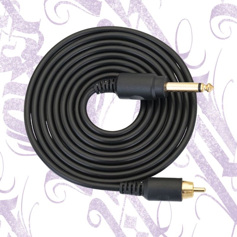 Clip Cord RCA Silicona de Alta Calidad Recto