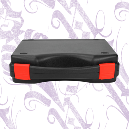 MALETIN DE TRANSPORTE NEGRO ASA ROJA