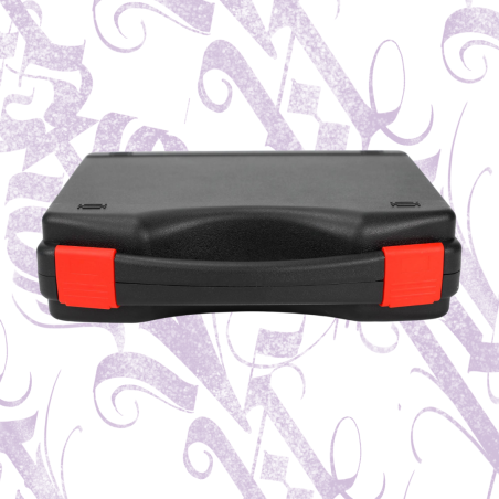 MALETIN DE TRANSPORTE NEGRO ASA ROJA