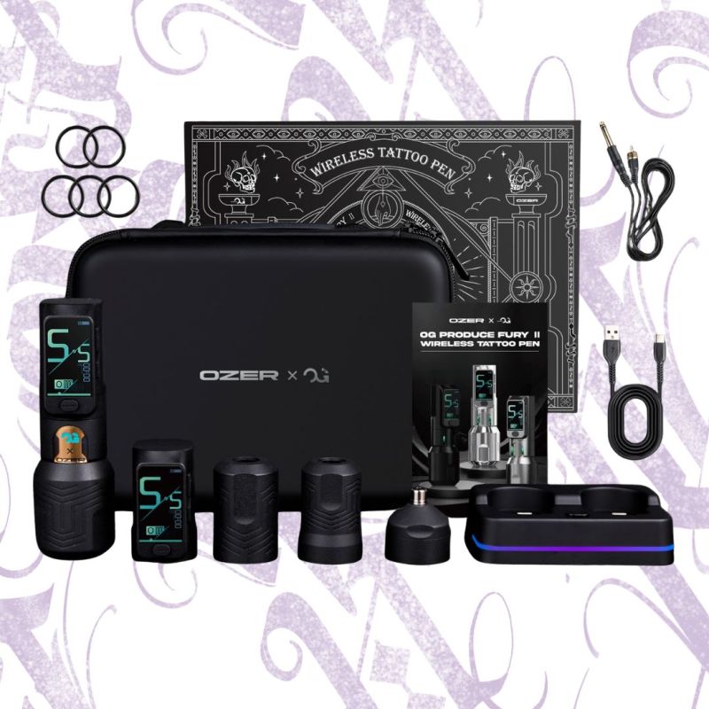FURY II OZER X OG PRODUCE MÁQUINA DE TATUAJE INALÁMBRICA