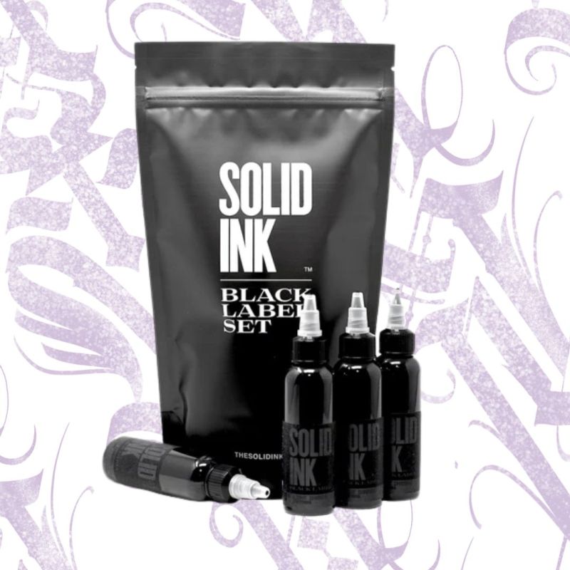Kit Sombras Solid Ink 1oz Black Label Set 4 unid