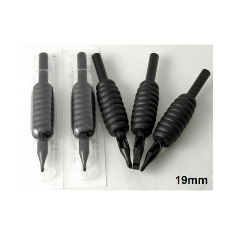25unid Grip 19MM  11F DESECHABLE NEGRO