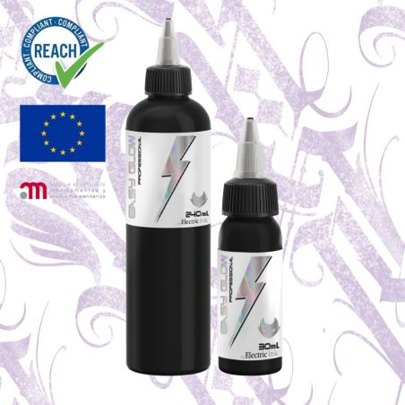 RAVEN BLACK - ELECTRIC INK - EASY GLOW- TINTA HOMOLOGADA