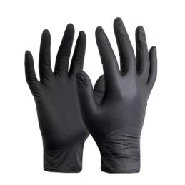 GUANTES NITRILO NEGRO sin polvo