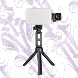 SET DE FOTOGRAFÍA BÁSICO CON LENTE Y LUZ LED PARA TATUAJES