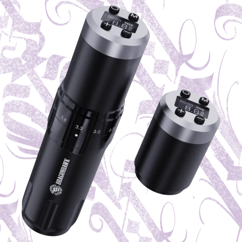 DRAGONHAWK FOLD 3 CON 2 BATERÍAS MÁQUINA DE TATUAJE INALÁMBRICA