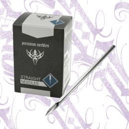Aguja Americana Esterilizada 48mm Precision Straight Needles 100 unidades