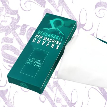 Fundas Degradables para Máquinas de Tatuaje Pen - 100 Unidades