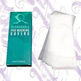 Fundas Degradables para Máquinas de Tatuaje Pen - 100 Unidades