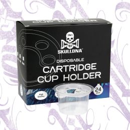 CUPS DESECHABLES PARA CARTUCHOS SKULLDNA (CAJAS DE 24 UNIDADES)