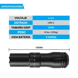 EMALLA GRAND WIRELESS PEN 2 BATERÍAS STROKE REGULABLE