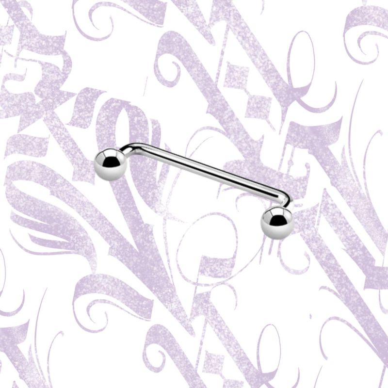 Surface barbell de acero quirúrgico 1,6mm y bola de 5mm