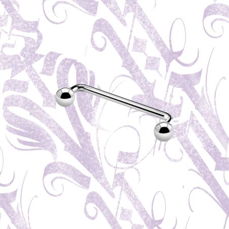 Surface barbell de acero quirúrgico 1,6mm y bola de 5mm