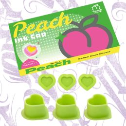 PEACH INK CUPS - CÁPSULAS ESTÉRILES DE SILICONA 72 UNIDADES