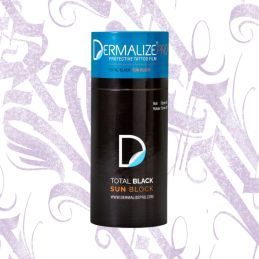 EXP:08/2026 Dermalize Pro Total Black Sun Block Roll
