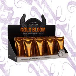 EXPOSITOR GOLD BLOOM NEW FORMULA BIOACTIVE CREAM DISPLAY 12x30G ALOE