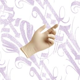 EXP:26/12/2026 GUANTES ESTÉRILES (TALLA L) QUIRÚRGICOS  DE LATEX SIN POLVO 100UD (50 PARES)
