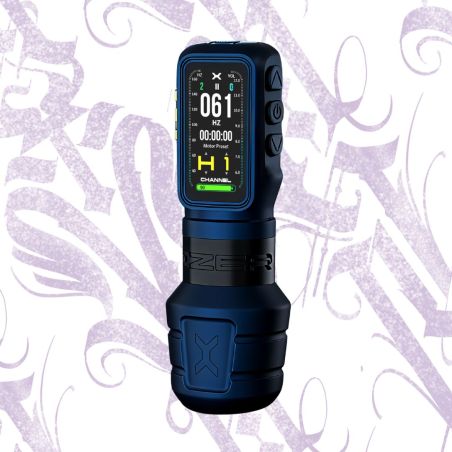 OZER X-CHANNEL BLUE MÁQUINA DE TATUAJE INALÁMBRICA