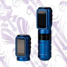 OZER X-CHANNEL BLUE MÁQUINA DE TATUAJE INALÁMBRICA