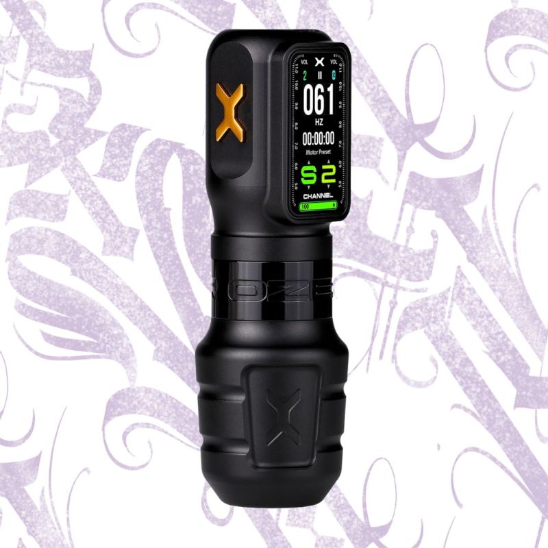 OZER X-CHANNEL BLACK MÁQUINA DE TATUAJE INALÁMBRICA 