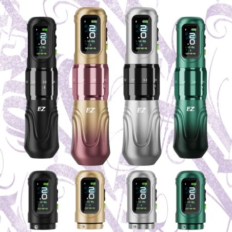 EZ P6 DOS BATERÍAS- MÁQUINA DE TATUAJE INALÁMBRICA CON STROKE REGULABLE 