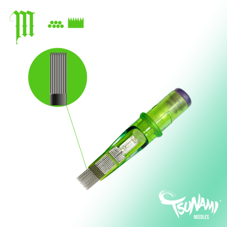 25M TSUNAMI NEEDLES Magnum 20 unid 