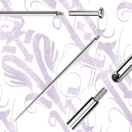 Pasador (PIN TAPER) Para Piercing de Rosca Interna 35mm