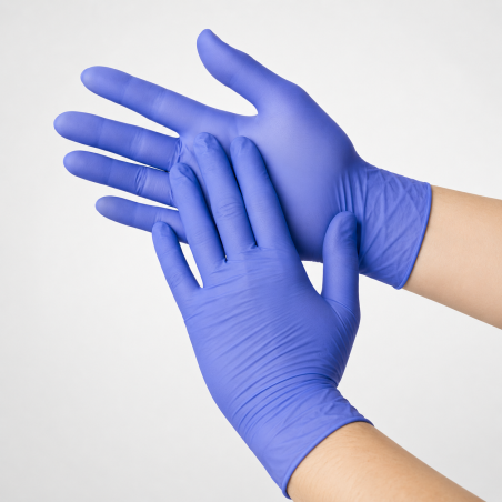 GUANTES NITRILO AZUL sin polvo