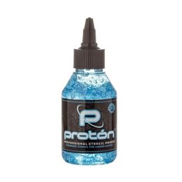 Protón Stencil Azul