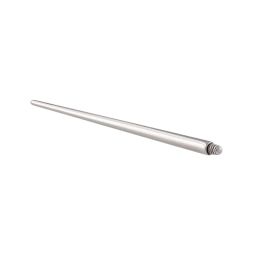 Pin Taper Enroscado de Acero Inoxidable 25mm para Piercings de Rosca Interna