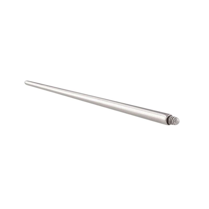 Pin Taper Enroscado de Acero Inoxidable 25mm para Piercings de Rosca Interna