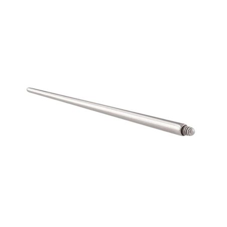 Pin Taper Enroscado de Acero Inoxidable 25mm para Piercings de Rosca Interna