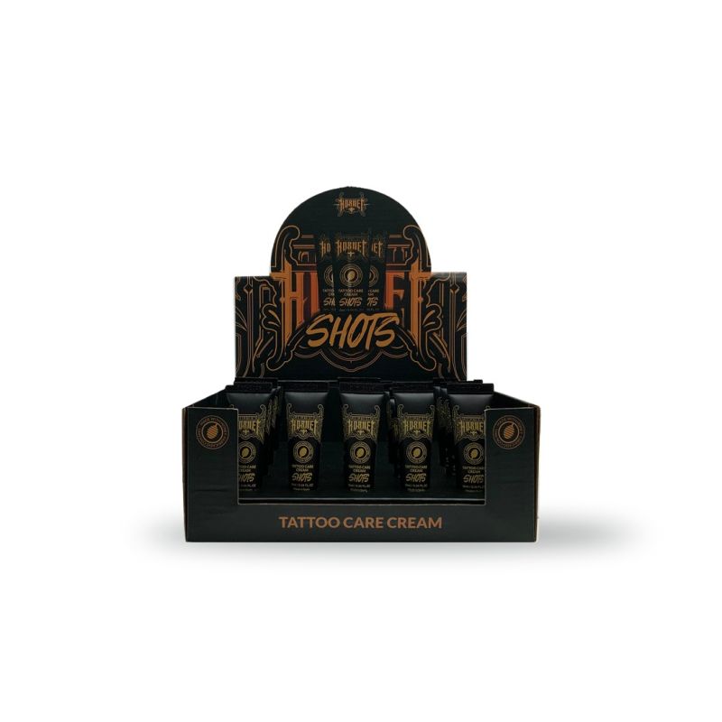 25unid Expositor Hornet Tattoo Care SHOTS 10ML