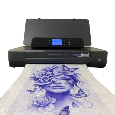PS-M200 PURPLE STENCIL Impresora Portátil de Plantillas de Tatuaje