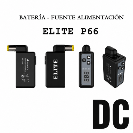BATERIA Elite P66 *DC conexión* Fuente Alimentación