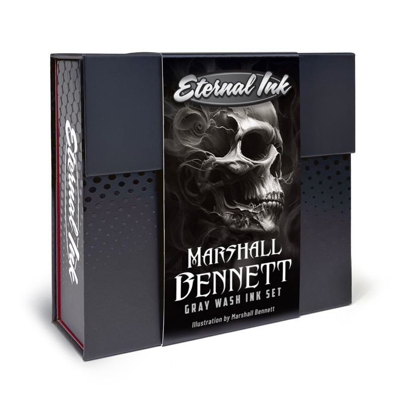 EXP:02/06/2027 KIT ETERNAL INK MARSHALL BENNETT GRAY WASH SET 4unid-1oz
