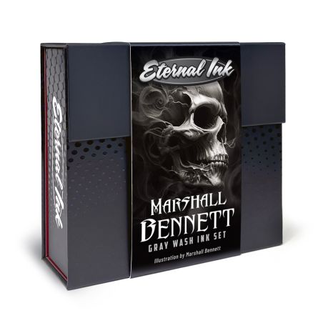 EXP:02/06/2027 KIT ETERNAL INK MARSHALL BENNETT GRAY WASH SET 4unid-1oz